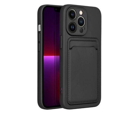 iLike Apple  Card Cover case for iPhone 14 Pro 6,1 black Neoriģinālie Maciņi