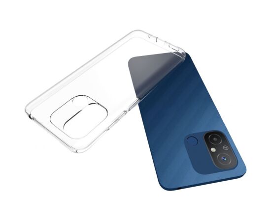 Evelatus Xiaomi  Redmi 12C Clear Silicone Case 1.5mm TPU Transparent Neoriģinālie Maciņi