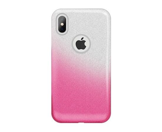 iLike Samsung  Galaxy A70 Gradient Glitter 3in1 case Pink Neoriģinālie Maciņi