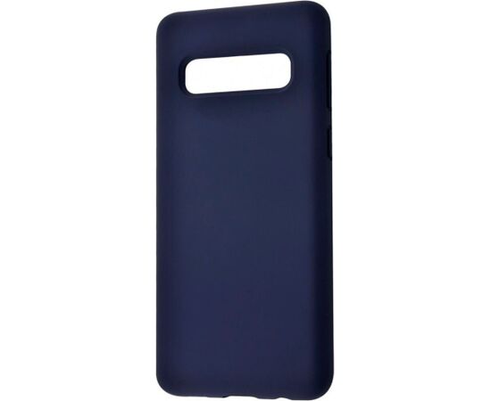 Evelatus Samsung  Galaxy S10 Plus Premium Soft Touch Silicone Case Midnight Blue Neoriģinālie Maciņi