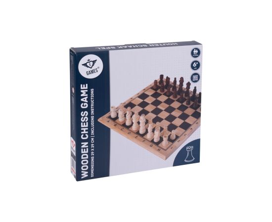 Engelhart Šaha komplekts Longfeld ar dēli un figūrām 29 x 29 cm Развивающие игры
