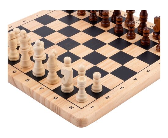 Engelhart Šaha komplekts Longfeld ar dēli un figūrām 29 x 29 cm Развивающие игры