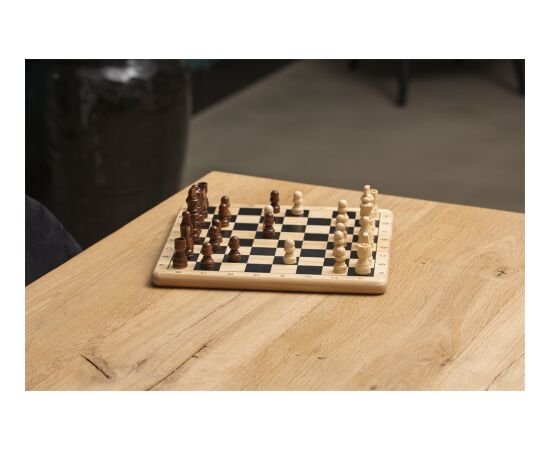 Engelhart Šaha komplekts Longfeld ar dēli un figūrām 29 x 29 cm Развивающие игры