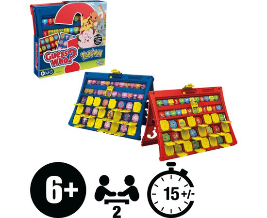 Hasbro GUESS WHO POKEMON Galda spēle (Angļu val.) Galda spēles