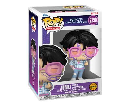 FUNKO POP! Vinyl: Фигурка: KPOP Demon Hunters - Jinu (w/ Chase) Фигурки и герои