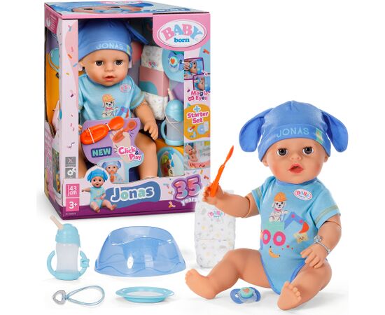 BABY BORN Кукла Jonas Click and Play, 43 см Куклы и аксессуары
