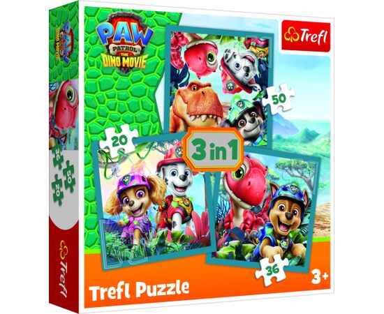 TREFL PAW PATROL Комплект пазлов 3 в 1 Пазлы