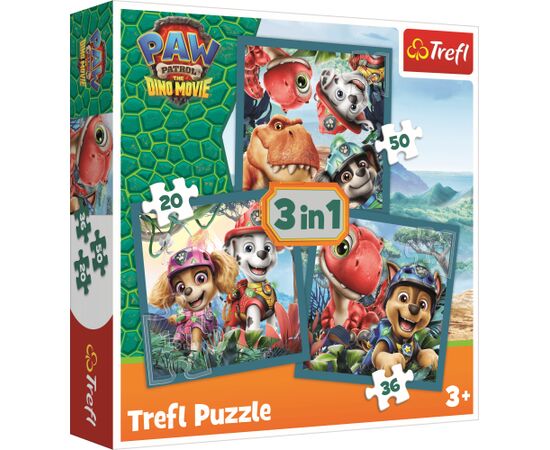 TREFL PAW PATROL Комплект пазлов 3 в 1 Пазлы