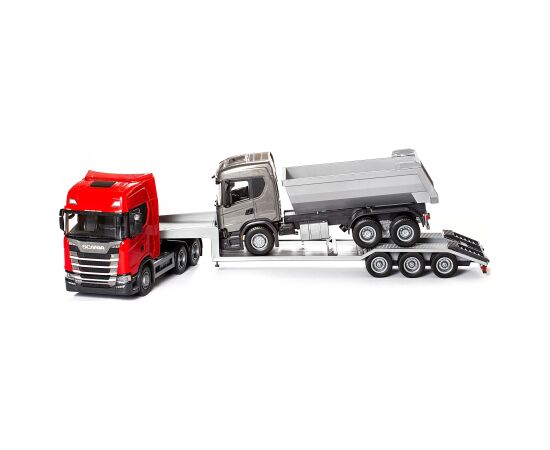 EMEK Scania S красный погрузчик с самосвалом масштаб 1:25, 99 см Машины и аксессуары