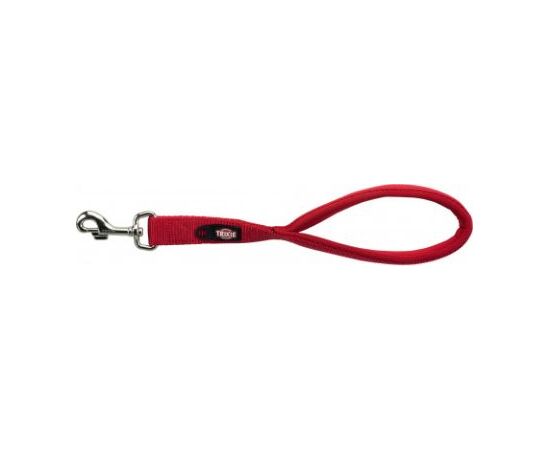 Trixie Smycz krótka Premium czerwona r. M–XL: 37 cm/25 mm Citas preces