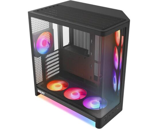 NZXT H6 RGB+ (2026) All Black (black, tempered glass x 2) Корпуса