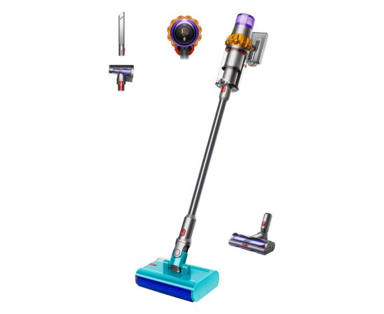Dyson V15s Detect Submarine™ bezvadu mitrās un sausās tīrīšanas putekļu sūcējs (Yellow/Nickel) Putekļu sūcēji, bezvadu, ar kātu