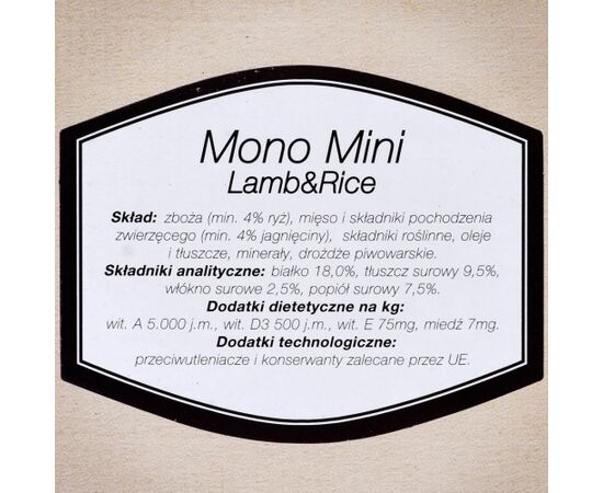 Bosch Mono Mini Lamb&Rice 0.9 kg Suņu barība