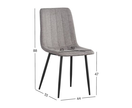Chair MILKE light brown Комплекты мебели для столовой
