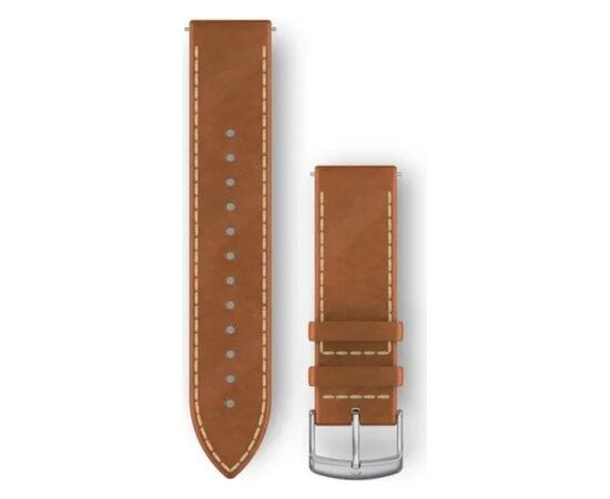Garmin   Quick Release Bands (20 mm)
Tan italian leather, silver hardware Smart-Watch Pulksteņi