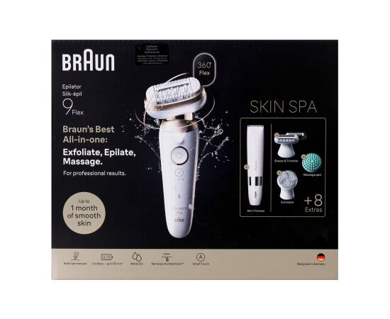 Depilator Braun SES9-481 3D Epilatori, bikini trimmeri, sieviešu skuvekļi
