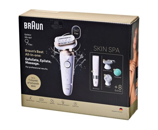 Depilator Braun SES9-481 3D Epilatori, bikini trimmeri, sieviešu skuvekļi