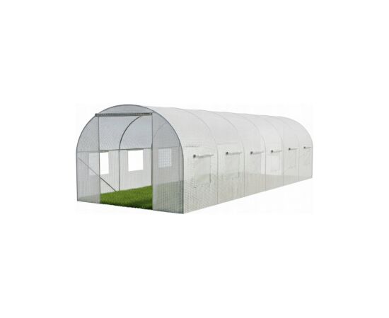 AWTools AWTOOLS SZKLARNIA OGRODOWA TUNEL BIAŁA 3x6x2m Jaunumi -Dārzam