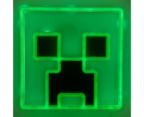 Paladone Minecraft Creeper Wall Mountable LED Neon Light Декоративное освещение 