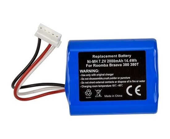 Extradigital Аккумулятор для IROBOT Braava 380, 7.2V, 2.0Ah, Ni-MH Аккумуляторы