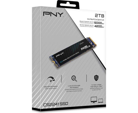 Pny Technologies PNY CS2241 2TB SSD PCIe Gen4 x4 Жесткие диски (SSD)