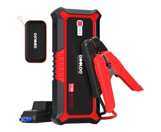 GOOLOO GP4000 74Wh Jump Starter Akumulatoru lādētāji, starteri