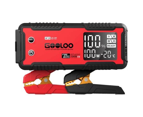GOOLOO GT4000 74Wh Jump Starter Akumulatoru lādētāji, starteri