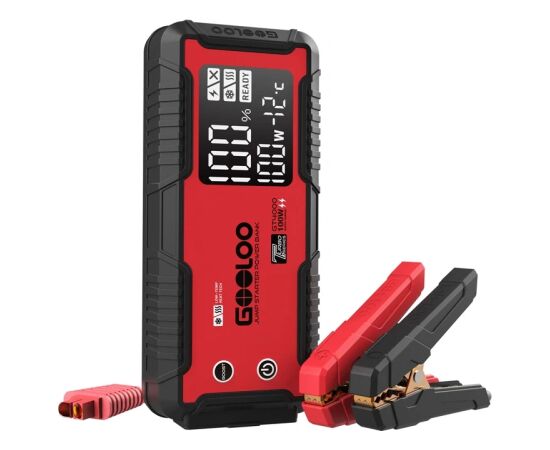 GOOLOO GT4000 74Wh Jump Starter Akumulatoru lādētāji, starteri