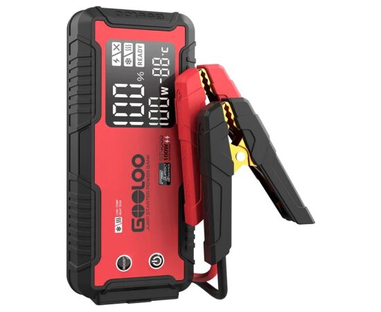 GOOLOO GT4000 74Wh Jump Starter Akumulatoru lādētāji, starteri