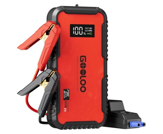 GOOLOO GT3000 44.4Wh Jump Starter Akumulatoru lādētāji, starteri