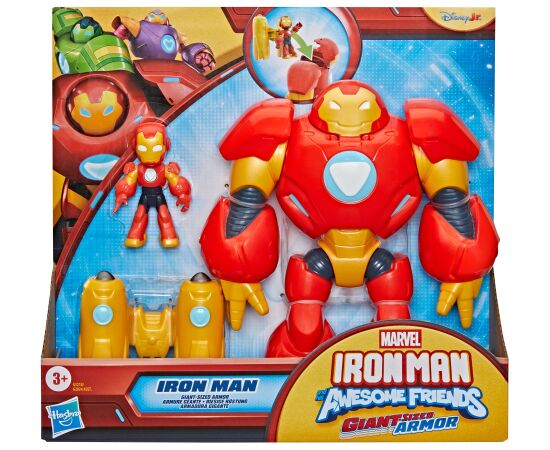 Hasbro AVENGERS IRON MAN AND HIS AWESOME FRIENDS фигура Giantsized armor mech Фигурки и герои