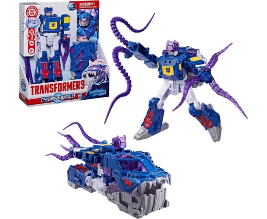 TRANSFORMERS Figūra Cyberverse Soundwave Deep Sea Explorer, 22,5 cm Konstruktori 