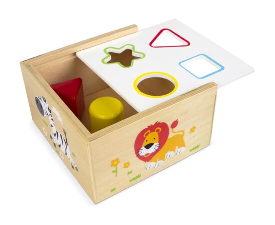 Win Fun Figūru šķirotājs no koka (sorteris) 12 men+ CB42754 Puzles