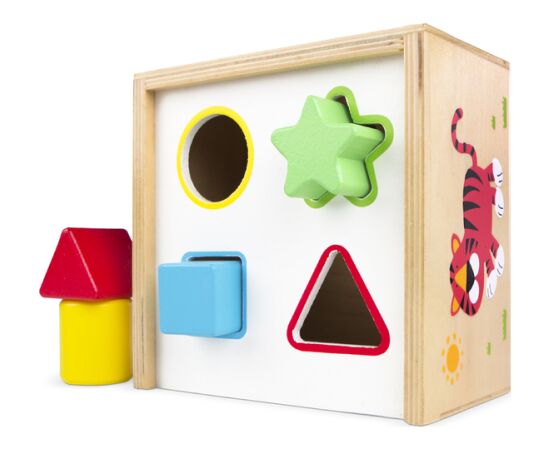 Win Fun Figūru šķirotājs no koka (sorteris) 12 men+ CB42754 Puzles