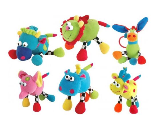 CANPOL BABIES rattle  velours animal 2/284 Игрушки для малышей