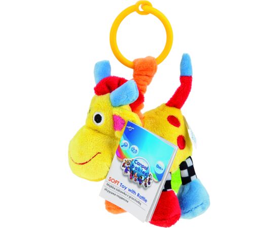 CANPOL BABIES rattle  velours animal 2/284 Игрушки для малышей