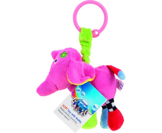 CANPOL BABIES rattle  velours animal 2/284 Игрушки для малышей
