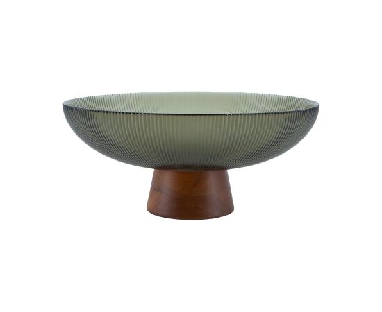 Glass bowl FRUIT BOWL D26x11cm Новости, мебель, дом