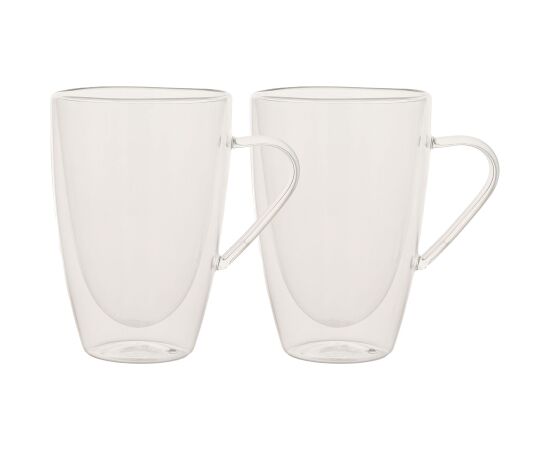Mugs DOUBLE 2pcs 350ml glass with double wall Новости, мебель, дом