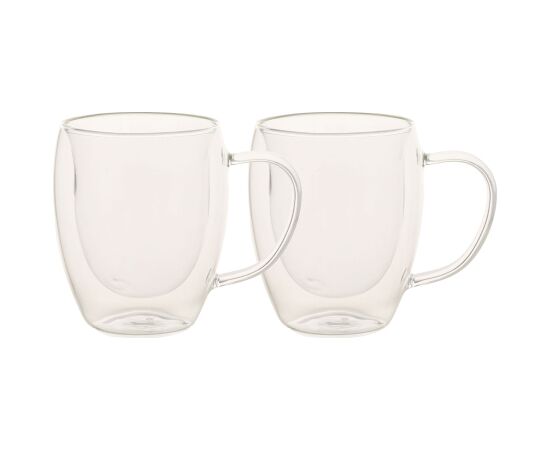Mugs DOUBLE 2pcs 300ml glass with double wall Новости, мебель, дом