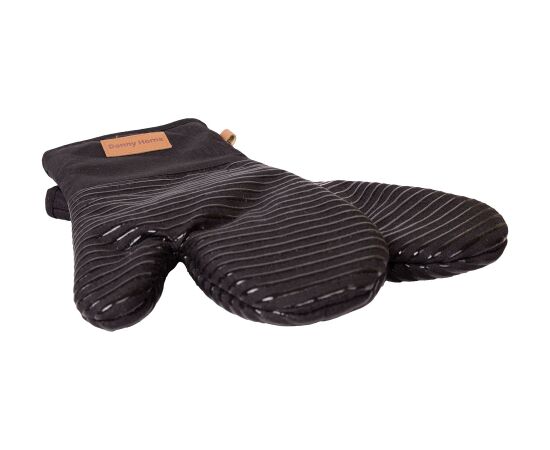 Oven gloves ANNELI 2pcs H31cm, black Новинки Для дома и сада 