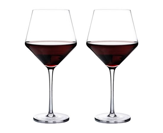 Wine glasses CRYSTAL 2pcs 700ml "Burgundy" Новости, мебель, дом