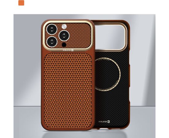Evelatus Apple  iPhone 18 Pro Max Carbon Premium Edition MagSafe case Brown Чехлы - альтернативные