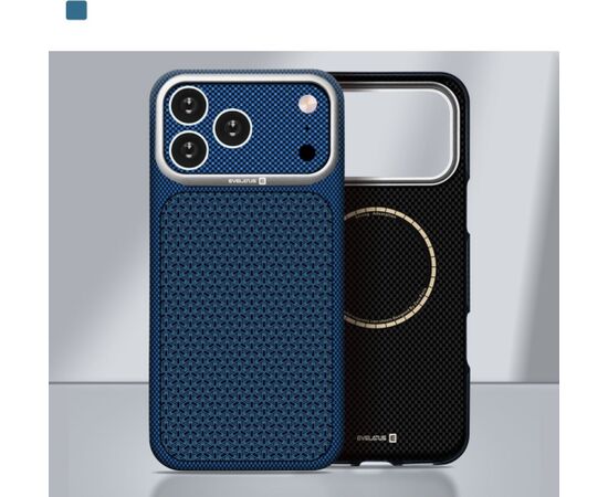 Evelatus Apple  iPhone 18 Pro Max Carbon Premium Edition MagSafe case Midnight Blue Чехлы - альтернативные