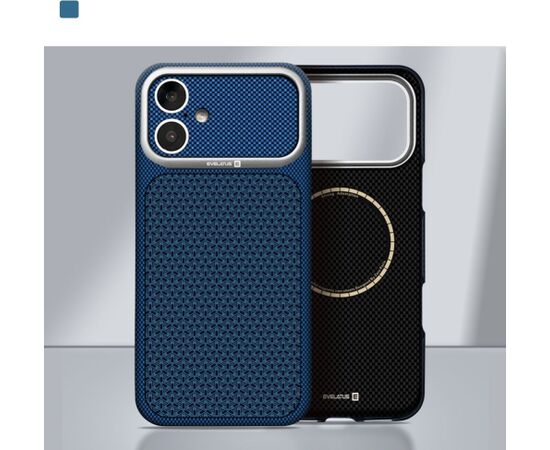 Evelatus Apple  iPhone 16 Carbon Premium Edition MagSafe case Midnight Blue Чехлы - альтернативные