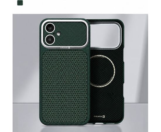 Evelatus Apple  iPhone 17 Carbon Premium Edition MagSafe case Green Neoriģinālie Maciņi