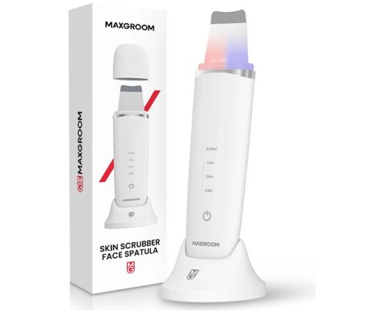 MAXGROOM M-169 sejas kopšanas ierīce ar LED gaismu, balta Ķermeņu masieri