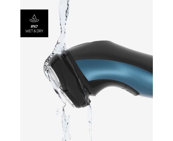 Taurus 3 Side Shave IPX7 Rotation shaver Trimmer Black, Blue Matu, Bārdas, Ķermeņa trimmeri