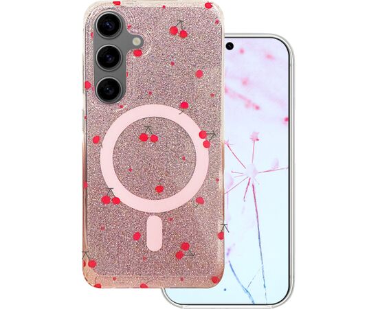 Mocco Cherry Mag Back Case Aizmugurējais apvalks priekš Samsung Galaxy S24 / S25 Neoriģinālie Maciņi