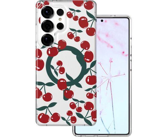 Mocco Cherry Mag Back Case Aizmugurējais apvalks priekš Samsung Galaxy S25 Ultra Neoriģinālie Maciņi
